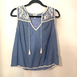 Joie Embroidered Top